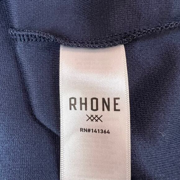 RHÔNE Commuter 1/4 Zip Sweater Navy Blue Men’s 
Size XXL - Picture 10 of 11